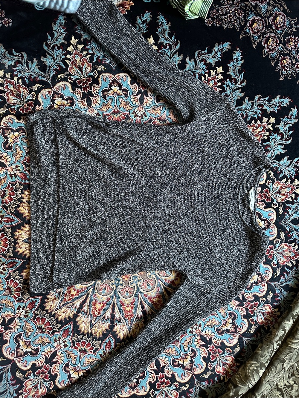 Bluenotes Heather Gray Crewneck Sweater